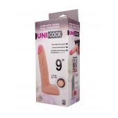 Фаллическая насадка Харнесс UNICOCK 9  - 24 см. - LOVETOY (А-Полимер) - купить с доставкой в Тольятти