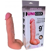 Фаллическая насадка Харнесс UNICOCK 9  - 24 см. - LOVETOY (А-Полимер) - купить с доставкой в Тольятти