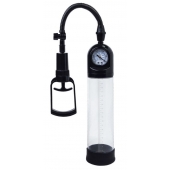 Чёрная вакуумная помпа A-toys с манометром и прозрачной колбой - A-toys - в Тольятти купить с доставкой