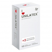 Ультратонкие презервативы Unilatex Ultra Thin - 12 шт. + 3 шт. в подарок - Unilatex - купить с доставкой в Тольятти