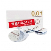 Супер тонкие презервативы Sagami Original 0.01 - 5 шт. - Sagami - купить с доставкой в Тольятти