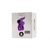 Эрекционное кольцо с подхватом мошонки и стимуляцией клитора Bullet Lastic Ring - Adrien Lastic - в Тольятти купить с доставкой