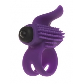 Эрекционное кольцо с подхватом мошонки и стимуляцией клитора Bullet Lastic Ring - Adrien Lastic - в Тольятти купить с доставкой