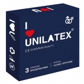 Ультрапрочные презервативы Unilatex Extra Strong - 3 шт. - Unilatex - купить с доставкой в Тольятти