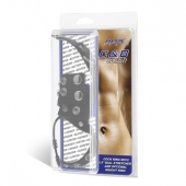 Утяжка на пенис и мошонку Cock Ring With 1.5  Ball Stretcher And Optional Weight Ring - BlueLine - купить с доставкой в Тольятти