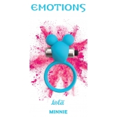 Голубое эрекционное виброколечко Emotions Minnie Breeze - Lola Games - в Тольятти купить с доставкой