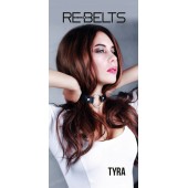 Чёрный кожаный чокер-кляп Tyra Black - Rebelts - купить с доставкой в Тольятти