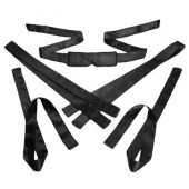 Бондажный набор из сатиновых лент Bordeaux 5 Piece Satin Bondage Set - XR Brands - купить с доставкой в Тольятти