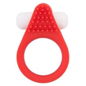 Красное эрекционное кольцо LIT-UP SILICONE STIMU RING 1 RED - Dream Toys - в Тольятти купить с доставкой