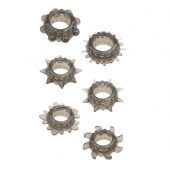 Набор из 6 дымчатых эрекционных колец MENZSTUFF 6PC STRECHEABLE RING SET - Dream Toys - в Тольятти купить с доставкой
