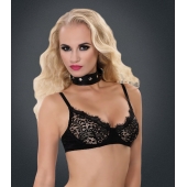 Полиуретановый ошейник с пуклями и D-кольцами Collar with Studs - Blush Novelties - купить с доставкой в Тольятти