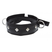 Полиуретановый ошейник с пуклями и D-кольцами Collar with Studs - Blush Novelties - купить с доставкой в Тольятти