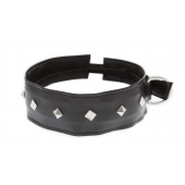 Полиуретановый ошейник с пуклями Collar with Studs - Blush Novelties - купить с доставкой в Тольятти
