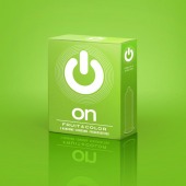 Цветные ароматизированные презервативы ON) Fruit   Color - 3 шт. - ON) - купить с доставкой в Тольятти