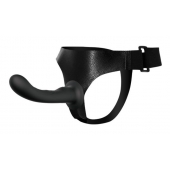 Страпон с изогнутой головкой Ultra Harness Curvy Dildo - 15,8 см. - Baile - купить с доставкой в Тольятти