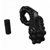 Чёрное эрекционное виброкольцо Tickle - Bathmate - в Тольятти купить с доставкой