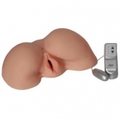 Телесная вибровагина из киберкожи с выносным пультом - LOVETOY (А-Полимер) - в Тольятти купить с доставкой