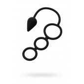 Тройное эрекционное кольцо с анальным хвостом Drop S-size - Erotist Adult Toys - в Тольятти купить с доставкой