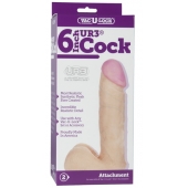 Ультра реалистичная насадка Vac-U-Lock  6  ULTRASKYN Cock - 17,3 см. - Doc Johnson - купить с доставкой в Тольятти