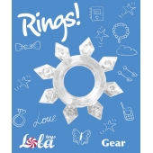 Прозрачное эрекционное кольцо Rings Gear - Lola Games - в Тольятти купить с доставкой