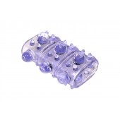 Фиолетовая насадка на пенис Rings Armour - Lola Games - в Тольятти купить с доставкой