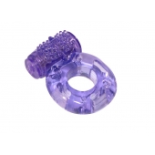 Фиолетовое эрекционное кольцо с вибрацией Rings Axle-pin - Lola Games - в Тольятти купить с доставкой