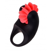 Чёрно-красное эрекционное виброкольцо Erotist - Erotist Adult Toys - в Тольятти купить с доставкой