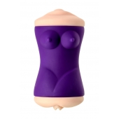 Двухсторонний мастурбатор JOS YARA в фиолетовой колбе - JOS - в Тольятти купить с доставкой