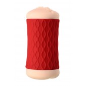 Двухсторонний мастурбатор JOS  NADIN в красном цилиндре - JOS - в Тольятти купить с доставкой