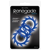 Набор из 3 синих эрекционных колец Renegade Gears - NS Novelties - в Тольятти купить с доставкой