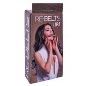 Кляп-трензель Lora с металлическими кольцами - Rebelts - купить с доставкой в Тольятти