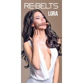 Кляп-трензель Lora с металлическими кольцами - Rebelts - купить с доставкой в Тольятти