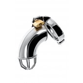 Серебристый мужской пояс верности TOYFA Metal - ToyFa - купить с доставкой в Тольятти