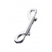 Серебристый двухсторонний карабин TOYFA Metal - ToyFa - купить с доставкой в Тольятти