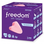 Женские гигиенические тампоны без веревочки FREEDOM normal - 3 шт. - Freedom - купить с доставкой в Тольятти