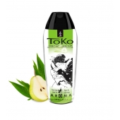 Интимный гель TOKO Pear   Exotic Green Tea с ароматом груши и зеленого чая - 165 мл. - Shunga - купить с доставкой в Тольятти
