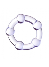 Фиолетовое эрекционное кольцо A-Toys - A-toys - в Тольятти купить с доставкой