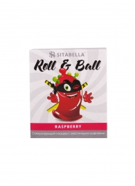 Стимулирующий презерватив-насадка Roll   Ball Raspberry - Sitabella - купить с доставкой в Тольятти