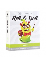 Стимулирующий презерватив-насадка Roll   Ball Apple - Sitabella - купить с доставкой в Тольятти