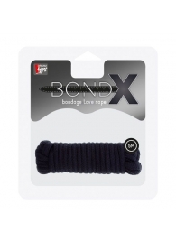 Чёрная веревка для связывания BONDX LOVE ROPE - 5 м. - Dream Toys - купить с доставкой в Тольятти