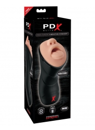 Мастурбатор-ротик Deep Throat Vibrating Stroker - Pipedream - в Тольятти купить с доставкой