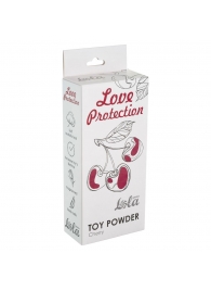 Пудра для игрушек Love Protection с ароматом вишни - 30 гр. - Lola Games - купить с доставкой в Тольятти