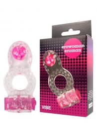 Прозрачное эрекционное кольцо Erowoman-Eroman - Erowoman-Eroman - в Тольятти купить с доставкой