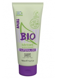 Интимный увлажняющий анальный гель BIO SuperGlide - 100 мл. - HOT - купить с доставкой в Тольятти