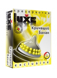 Презерватив LUXE  Exclusive  Кричащий банан  - 1 шт. - Luxe - купить с доставкой в Тольятти