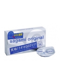 Ультратонкие презервативы Sagami Original QUICK - 6 шт. - Sagami - купить с доставкой в Тольятти