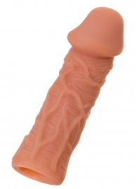 Телесная реалистичная насадка KOKOS Extreme Sleeve 05 с дополнительной стимуляцией - 12,7 см. - KOKOS - в Тольятти купить с доставкой