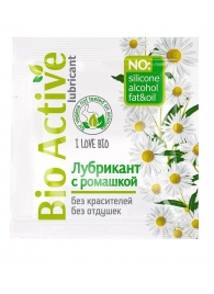 Пробник лубриканта на водной основе Bio Active - 3 гр. - Биоритм - купить с доставкой в Тольятти