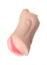 Телесный двусторонний мастурбатор Fruity Tongue - ротик и вагина - ToyFa - в Тольятти купить с доставкой