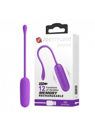 Фиолетовое перезаряжаемое виброяйцо Joyce - Baile